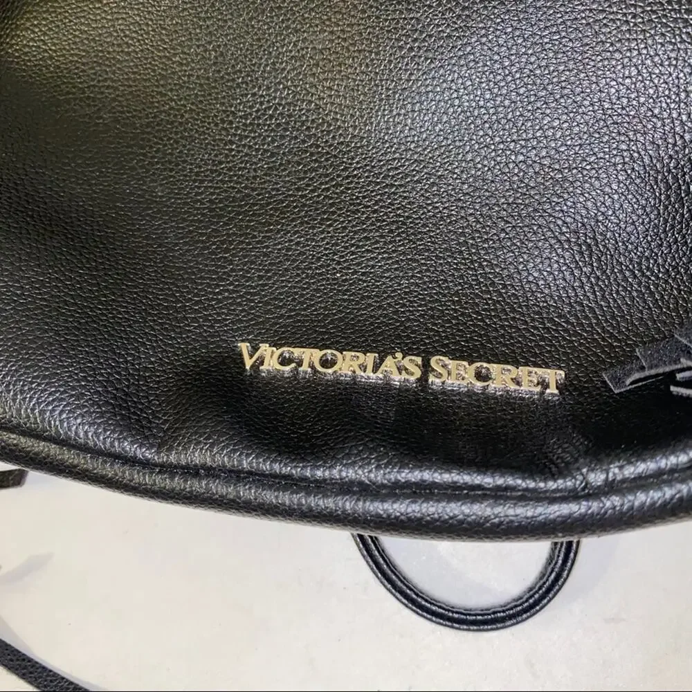 VICTORIAS SECRET fringe vegan leather backpack